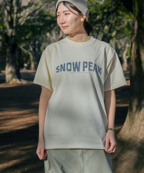 snow peak（スノーピーク） tシャツ Snow Peak / Recycled Cotton Dyed