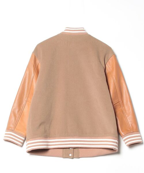 「AVIE」 スタジャン フリー ブラウン レディース_画像2