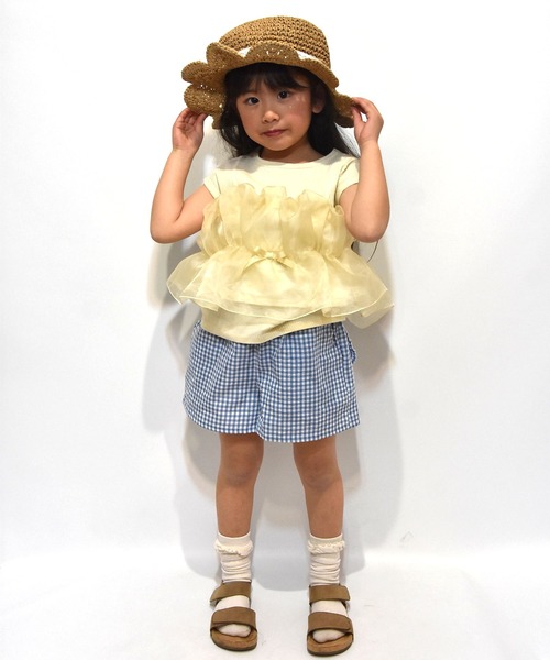 キュロットパンツ ポケット付き Si・Shu・Non パンツ ハートポケットキュロット キッズ 子供服