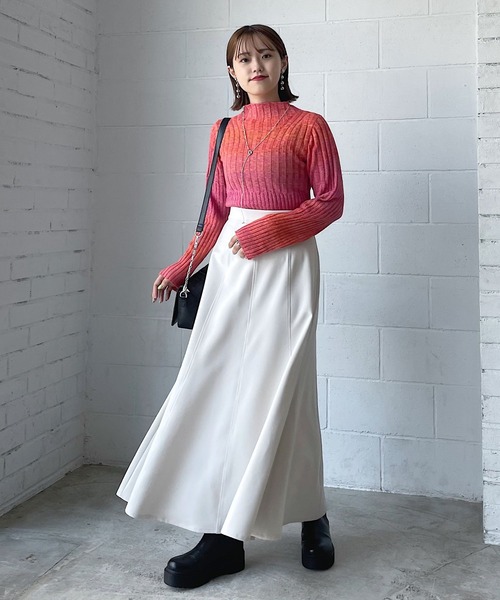 「PAGEBOY」 長袖ニット FREE ピンク系その他 レディース_画像3