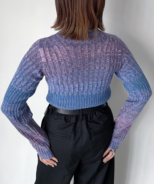 「PAGEBOY」 長袖ニット FREE ピンク系その他 レディース_画像4