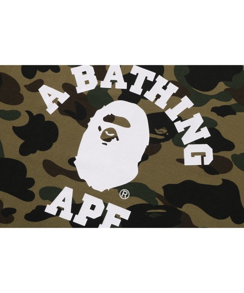 A BATHING APE tシャツ 1ST CAMO COLLEGE TEE メンズ レディース