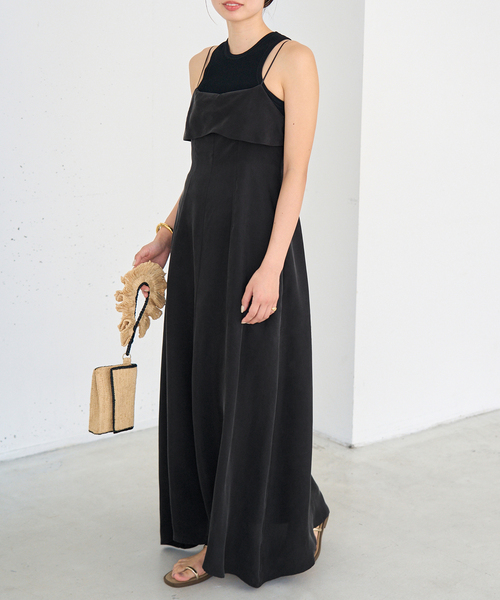 IENA ワンピース キュプラサテン キャミドレス : ZOZOTOWN Yahoo