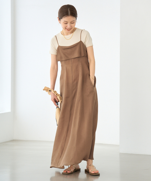 キュプラ　キャミマキシドレス A part by｜キュプラキャミワンピース | Rakuten Fashion(楽天