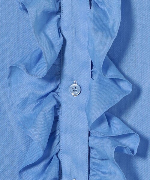 UNITED ARROWS ブラウス シャツ ラミー ラッフルフリル