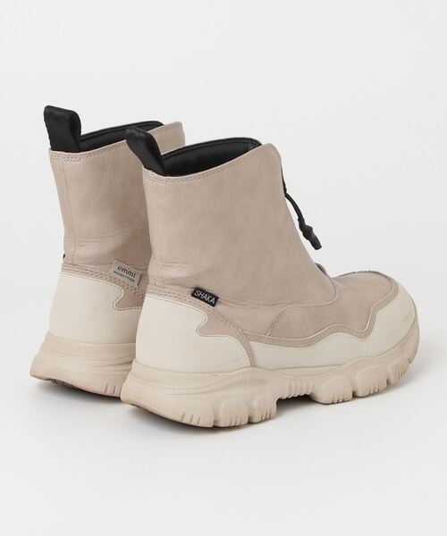 「SHAKA」 ショートブーツ「emmiコラボ」 25cm ベージュ レディース_画像2