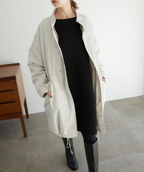 「SLOBE IENA」 モッズコート 38 ベージュ レディース_画像6