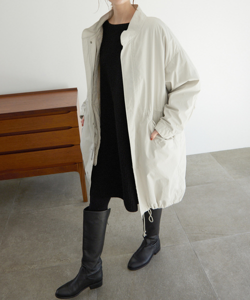 「SLOBE IENA」 モッズコート 38 ベージュ レディース_画像7