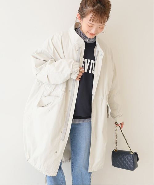 「SLOBE IENA」 モッズコート 38 ベージュ レディース_画像10