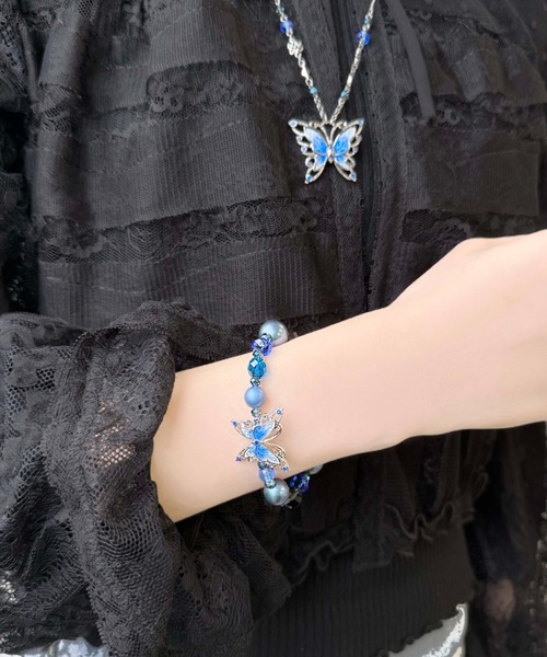 未使用　ANNA SUI　蝶モチーフ　ブレスレット リバーシブル ANNA SUI ブレスレット 蝶モチーフ レディース : ZOZOTOWN Yahoo