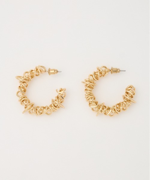 SLY ピアス WINDING METAL HOOP P/EARRING ワインディング