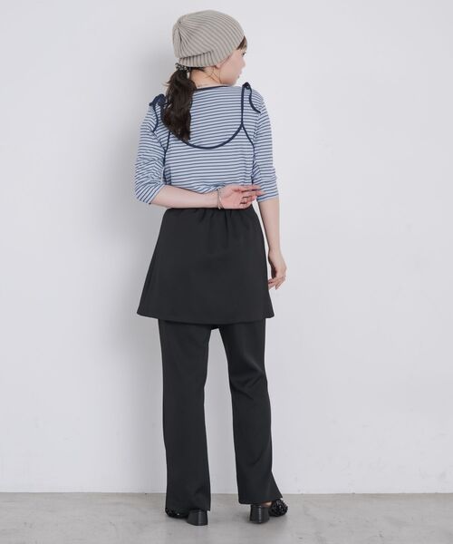 kivi（キヴィ） tシャツ 2way border tops レディース : ZOZOTOWN
