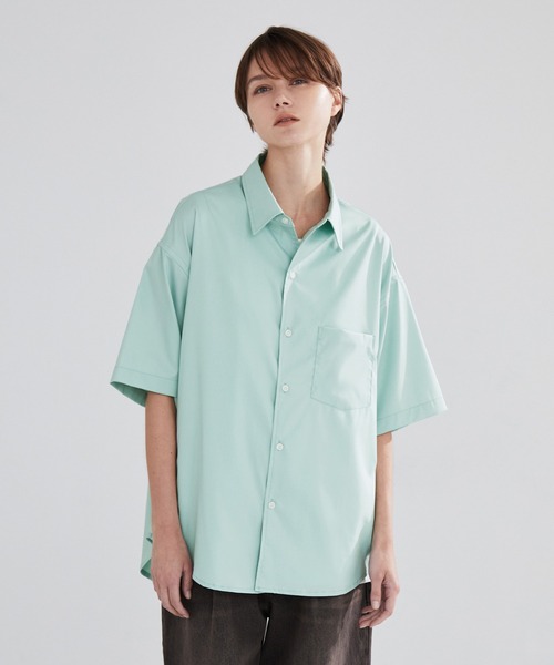 LUENNA シャツ 「LUENNA」Short Sleeve Regular Collar Shirt