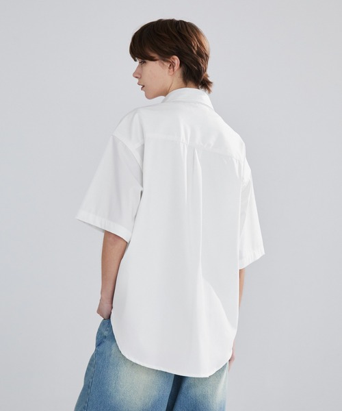 LUENNA シャツ 「LUENNA」Short Sleeve Regular Collar Shirt