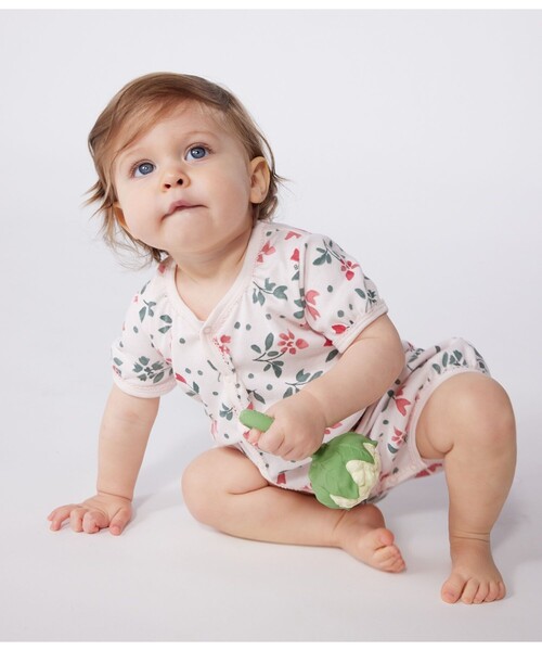 PETIT BATEAU（プチバトー） ベビー服 ロンパース ショートロンパース