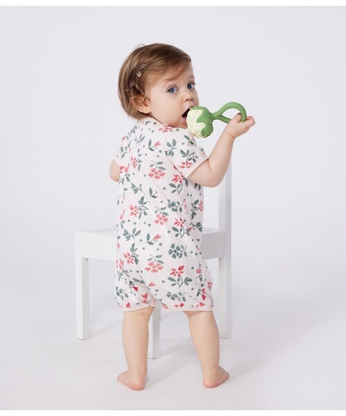 PETIT BATEAU（プチバトー） ベビー服 ロンパース ショートロンパース 