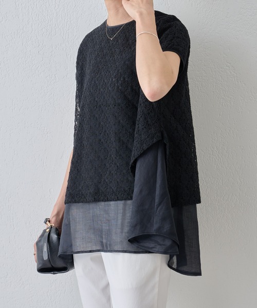【中古】BEARDSLEY ビアズリー トップス  ノースリーブ ニット素材 レディース フリーサイズ BEARDSLEY ビアズリー刺繍ノースリーブトップス ホワイト FREE