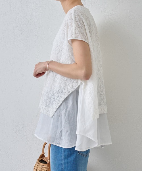 BEARDSLEY(BEARDSLEY GALLARDAGALANTE)◆ノースリーブブラウス/FREE/コットン/GRY/無地/BEZ1041304A0009 BEARDSLEY 「BEARDSLEY」 ノースリーブブラウス FREE ホワイト