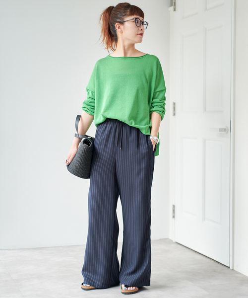 Spick＆Span ニット セーター 手洗い可 / ペーパーヤーンボート