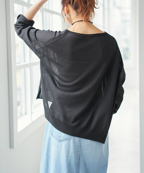 Spick＆Span ニット セーター 手洗い可 / ペーパーヤーンボート