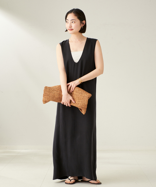 【新品タグ無】Plageプラージュリアム R'AMSHEER TANKワンピース セール】【R'IAM】 SHEER TANK ワンピース（ワンピース）｜Plage