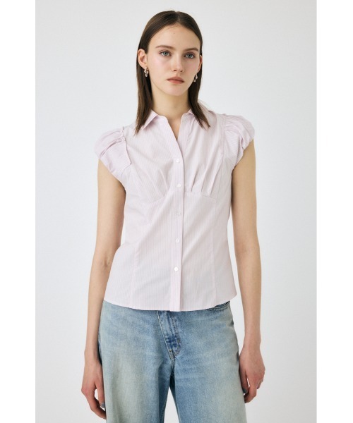 moussyブラウス MOUSSY ブラウス シャツ CUT LACE RUFFLE レディース : ZOZOTOWN