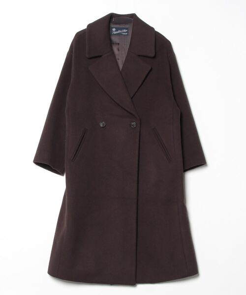 na.e ブラウン チェスターコート na.e ブラウン チェスターコート コート姿でもスタイルアップ