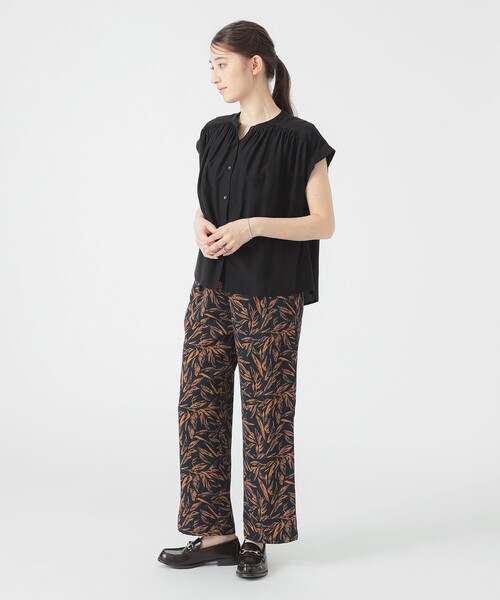 ブラウス シャツ フレンチ ギャザー ブラウス（S〜M） レディース B：MING by BEAMS ブラウス シャツ フレンチ ギャザー ブラウス