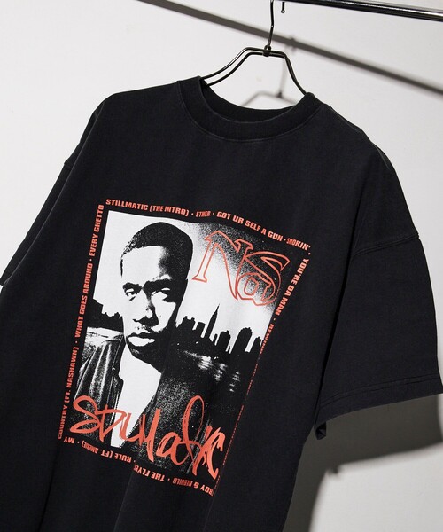 Nas ナズ FREAK'S STORE tシャツ 「EXCLUSIVE」 Nas front print S/S Tee