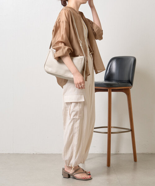 Jena espace merveilleux パンツ ナイロンパラシュートパンツ