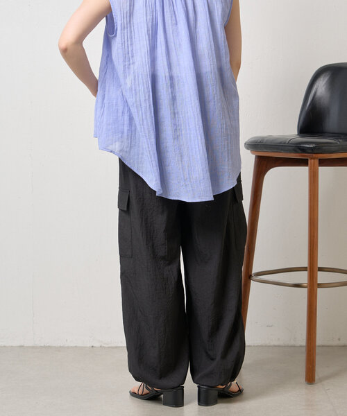 新品＊jena espase merveilleuxテンセルキャタピラーパンツ Jena espace merveilleux パンツ テンセルキャタピラーパンツ