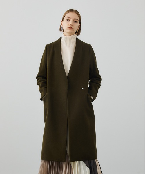 UNITED TOKYO（ユナイテッドトウキョウ） ノーカラーコート 1 グレー