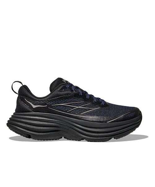 【美品】 HOKA BONDI 8 WIDE メンズ　黒　26.0 Hoka Men's Bondi 8 Sneaker, Black, Size 11, Vegan, Lace-Up