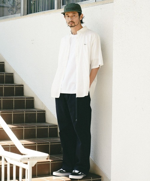 GRAMICCI ホワイト ワークパンツ GRAMICCI パンツ 「Gramicci(グラミチ)」別注コットンツイル