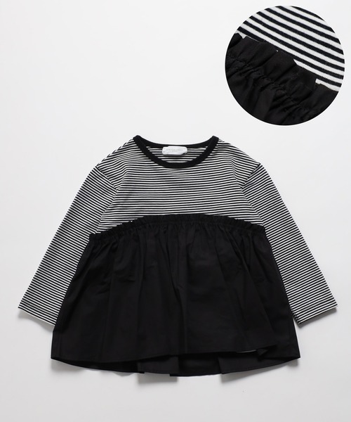 「BONJOUR SAGAN enfant」 「KIDS」長袖カットソー 120 ブラック キッズ | BONJOUR SAGAN enfant | 02