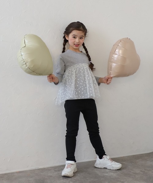 「BONJOUR SAGAN enfant」 「KIDS」長袖カットソー 120 ブラック キッズ | BONJOUR SAGAN enfant | 07