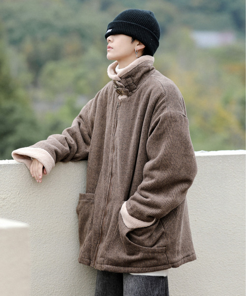 「neos」 ジップアップブルゾン X-LARGE ベージュ メンズ_画像2