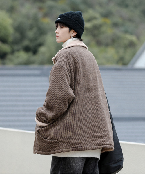 「neos」 ジップアップブルゾン X-LARGE ベージュ メンズ_画像4