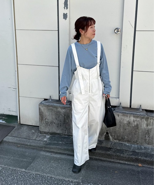 「feepur」 長袖カットソー MEDIUM ブルー レディース