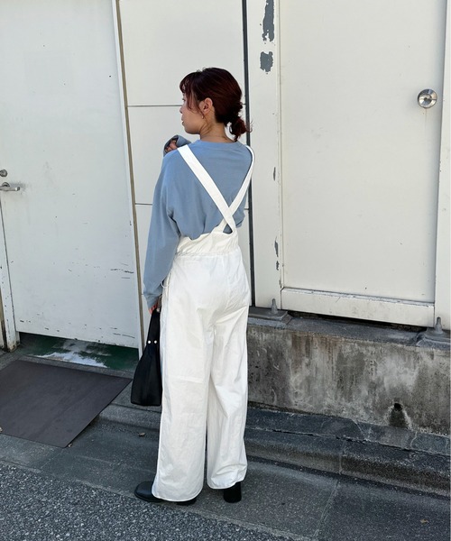 「feepur」 長袖カットソー MEDIUM ブルー レディース