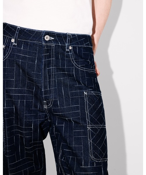 KENZO（ケンゾー） ジーンズ 'KENZO Weave' カーゴ モンキー フィット