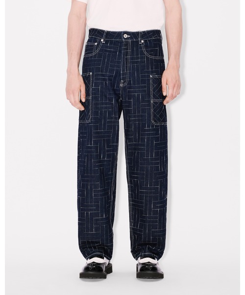 ジーンズ 'KENZO Weave' カーゴ モンキー フィット ジーンズ メンズの画像