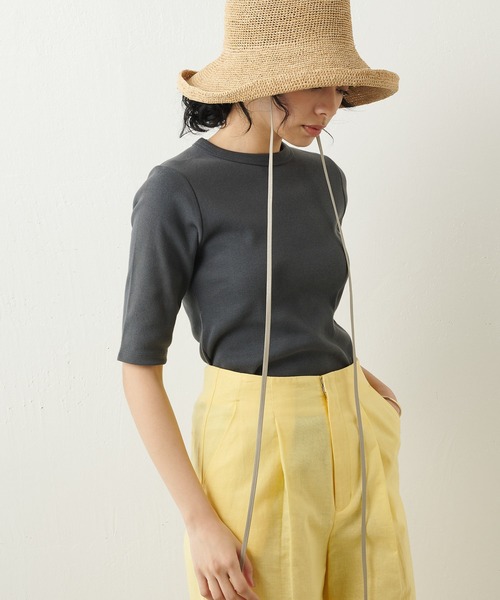 Whim Gazette / 半袖カットソー/38/ポリエステル/BLK/WGZ104140A0006 Whim Gazette 「Whim Gazette」 半袖カットソー FREE ブラック