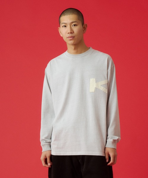 KAVU（カブー） tシャツ K Patch LS Tee L/S Tee/ケーパッチ メンズ