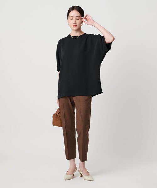 UNITED ARROWS パンツ シャイニー スリム ストレッチ