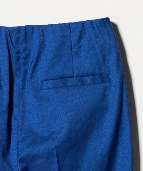 【新品】UNITED ARROWS レディース パンツ ネイビー UNITED ARROWS パンツ シャイニー スリム ストレッチ