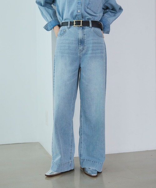 CROSS FUNCTION（クロスファンクション） ワイドパンツ ジーンズ