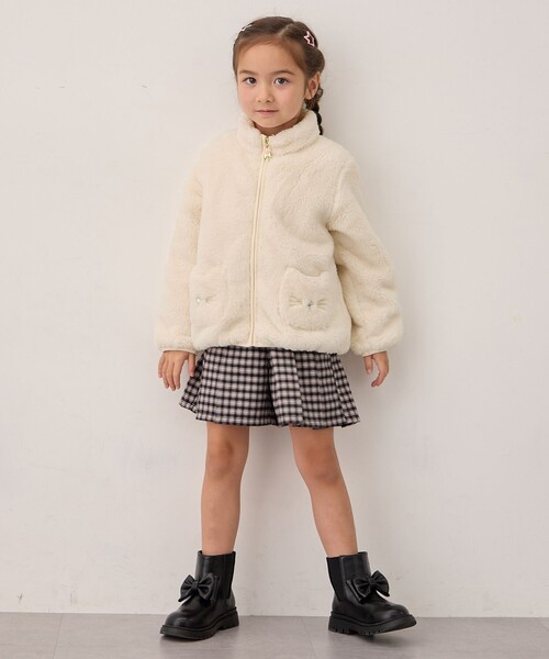 ANY（エニィ） パンツ チェック柄 ショートパンツ キッズ 子供服