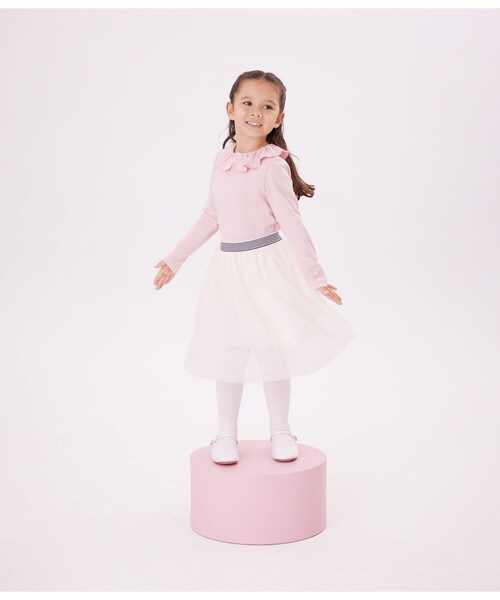PETIT BATEAU - スコート チュールスカート キッズ 小わっぱ服 スカート-子ども服、シューズ-ベビー、キッズ、マタニティ