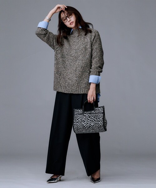 UNTITLED（アンタイトル） ニット セーター 「ゆったりサイズ